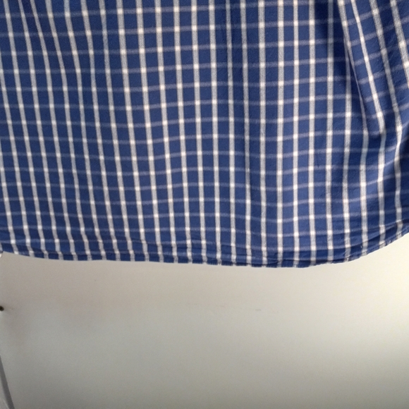 J.Crew Plaid Sunwashed Oxford Tailored Large Blue Business Casual Shirt Office - Picture 3 of 16